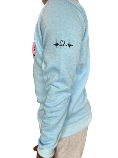 💙 Baby Blue Sweater – Code Chill