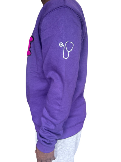 🍷 Plum Sweater – The Night Shift Flex