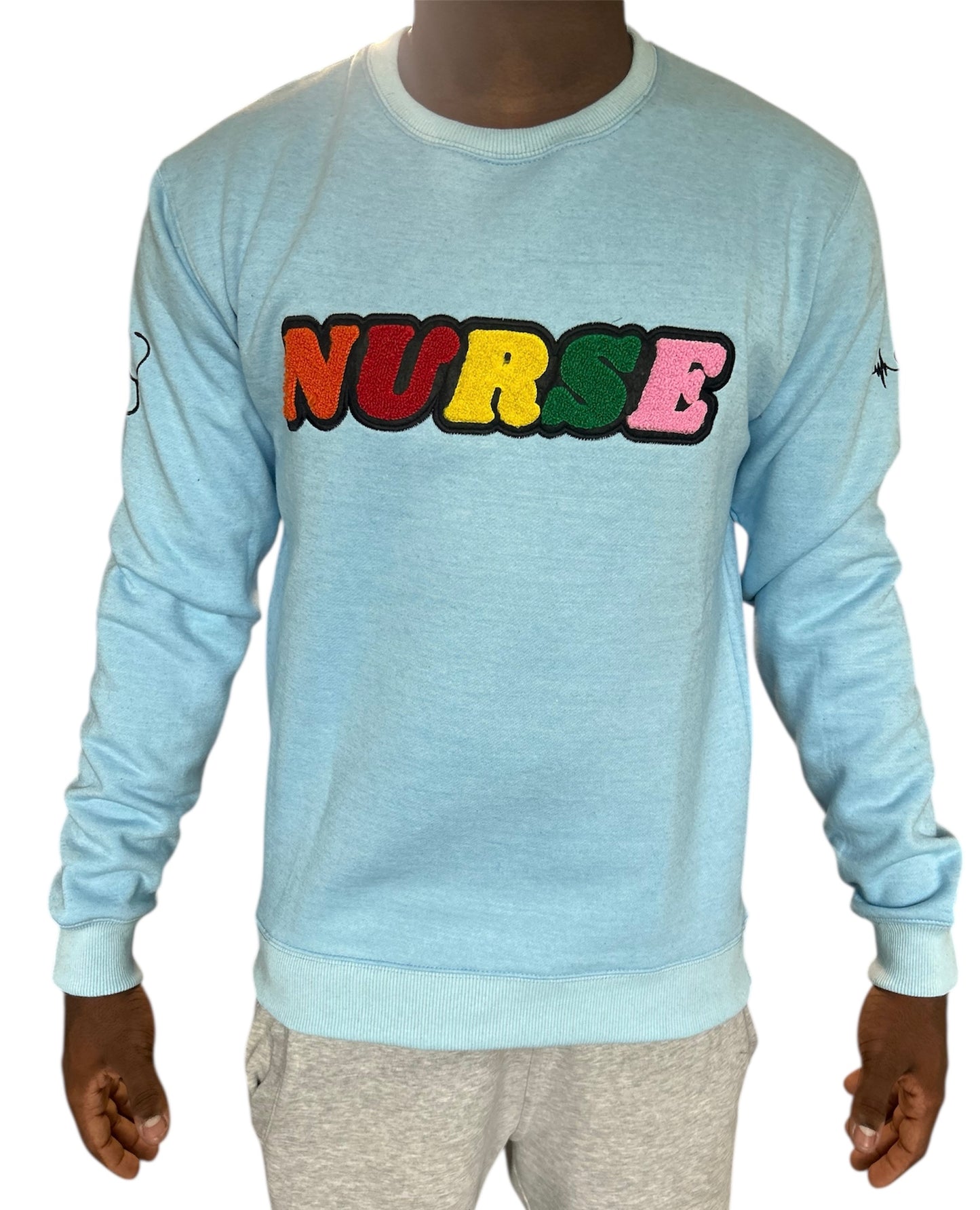 💙 Baby Blue Sweater – Code Chill