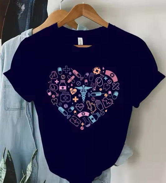 Love for healthcare tshirt