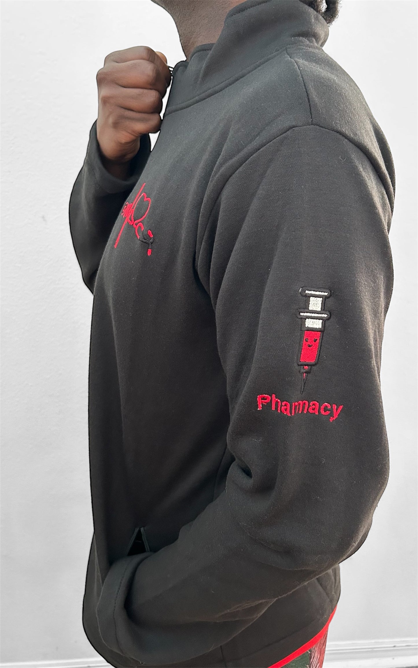 Med mix master zipper sweater