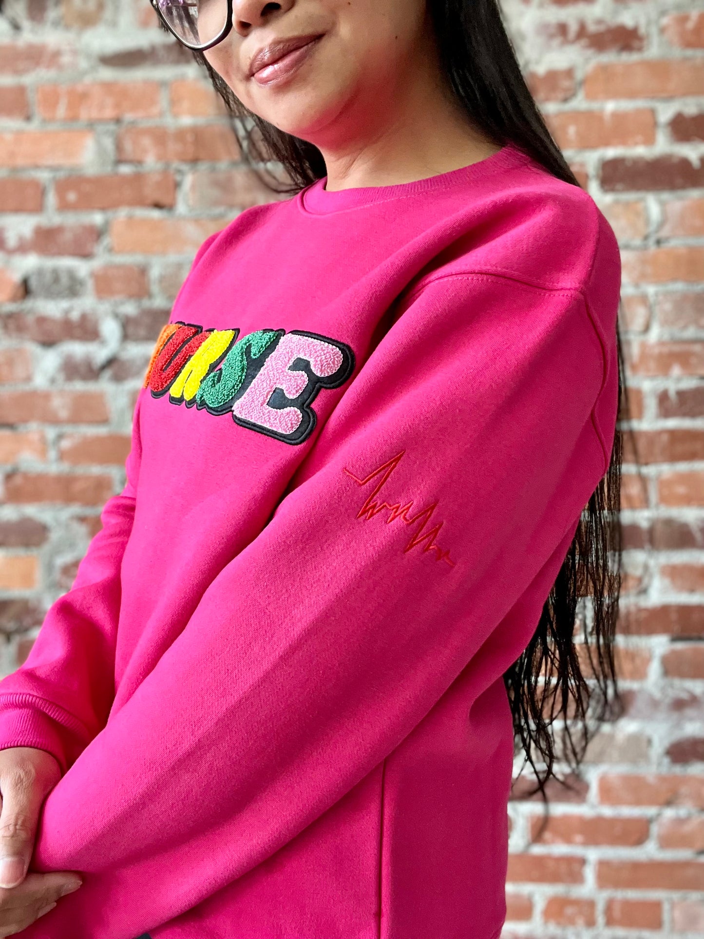💕 Pink Sweater – Bubblegum Shift