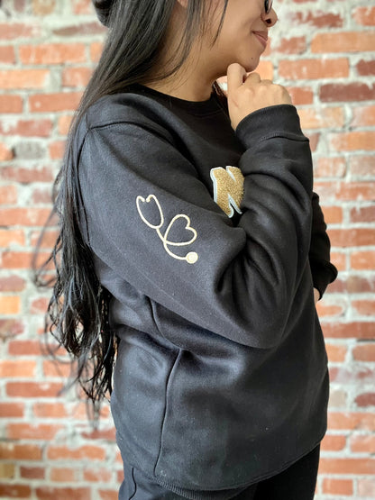 🖤 Black Sweater – Night Shift Energy