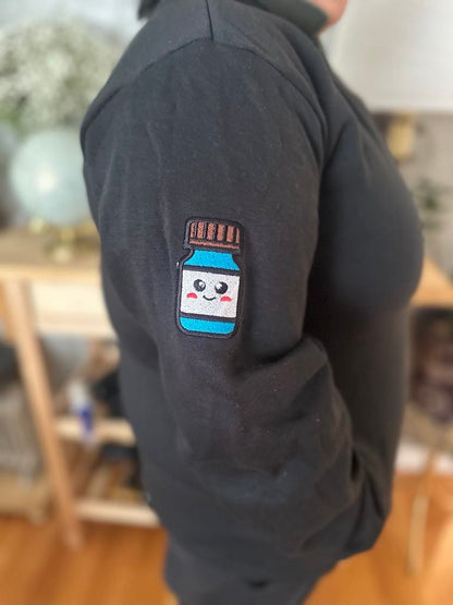 Pharmacy zipper up