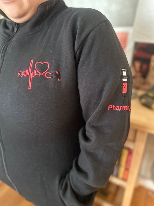 Pharmacy zipper up